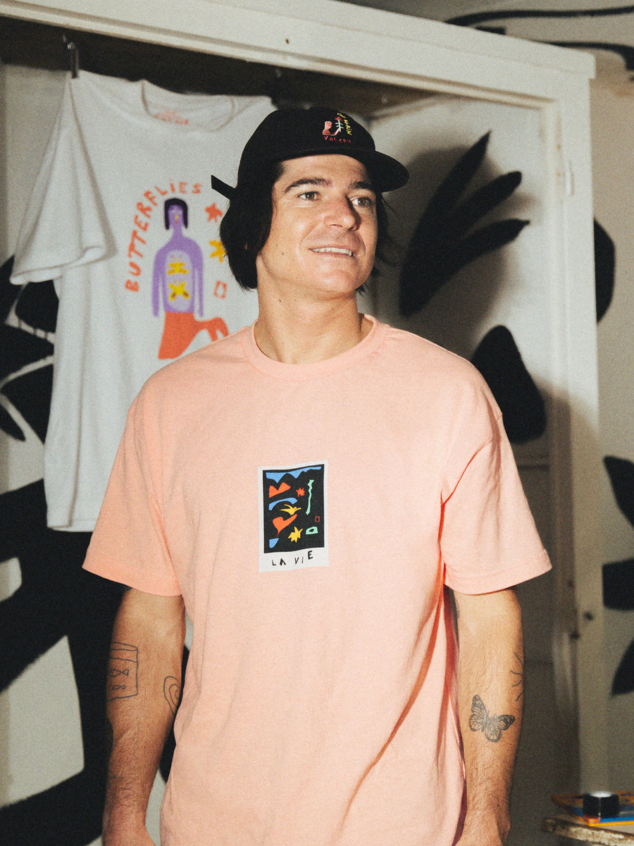 Arthur Longo 3 T-Shirt - SALMON – Volcom Japan