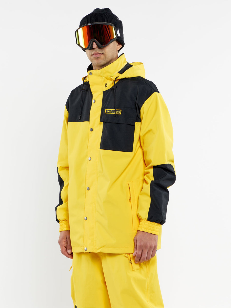 Mens Longo Gore-Tex Jacket - Bright Yellow – Volcom Japan