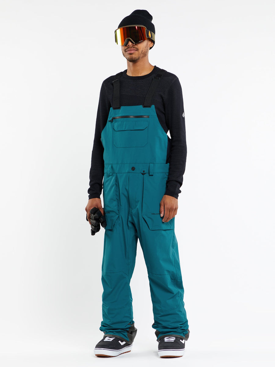 Mens Rain Gore-Tex Bib Overalls - Blue – Volcom Japan