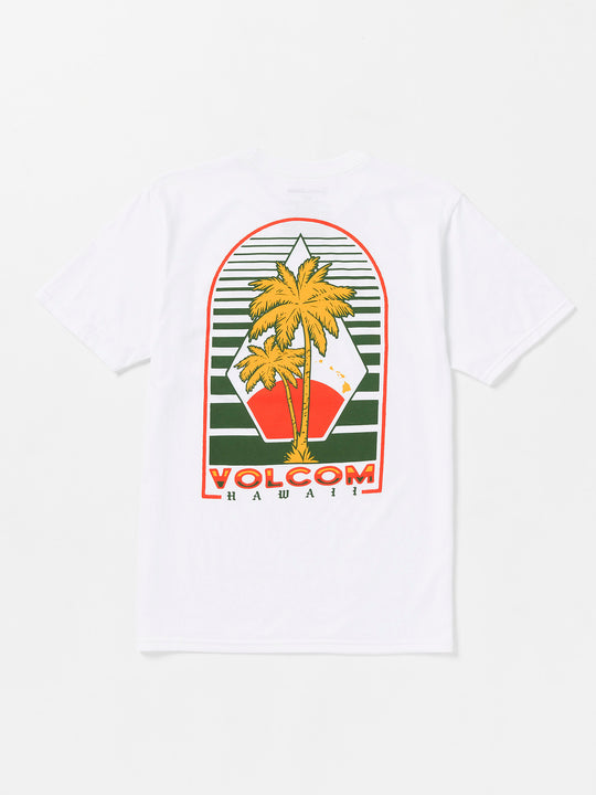 Palm Rocks Short Sleeve Tee - White