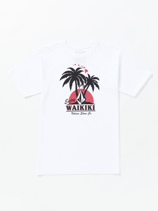 Claimer Waikiki Short Sleeve Tee - White