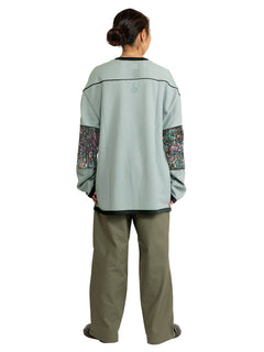 POVJ Bryan Iguchi Knit Long Sleeve Shirt - Cypress Green