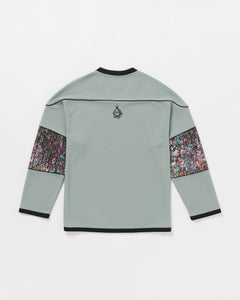 POVJ Bryan Iguchi Knit Long Sleeve Shirt - Cypress Green