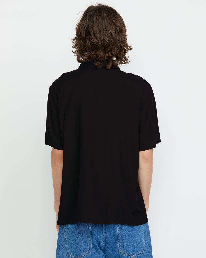 Featured Artist F Rygalski Woven Short Sleeve - Black