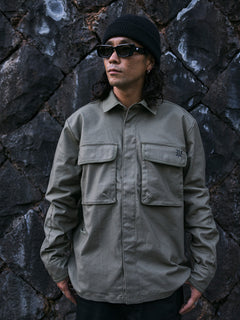 POVJ Bryan Iguchi Work Shirt Long Sleeve Shirt - Winter Moss