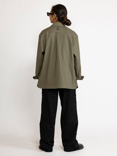 POVJ Bryan Iguchi Work Shirt Long Sleeve Shirt - Winter Moss