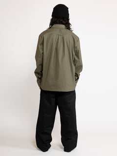 POVJ Bryan Iguchi Work Shirt Long Sleeve Shirt - Winter Moss