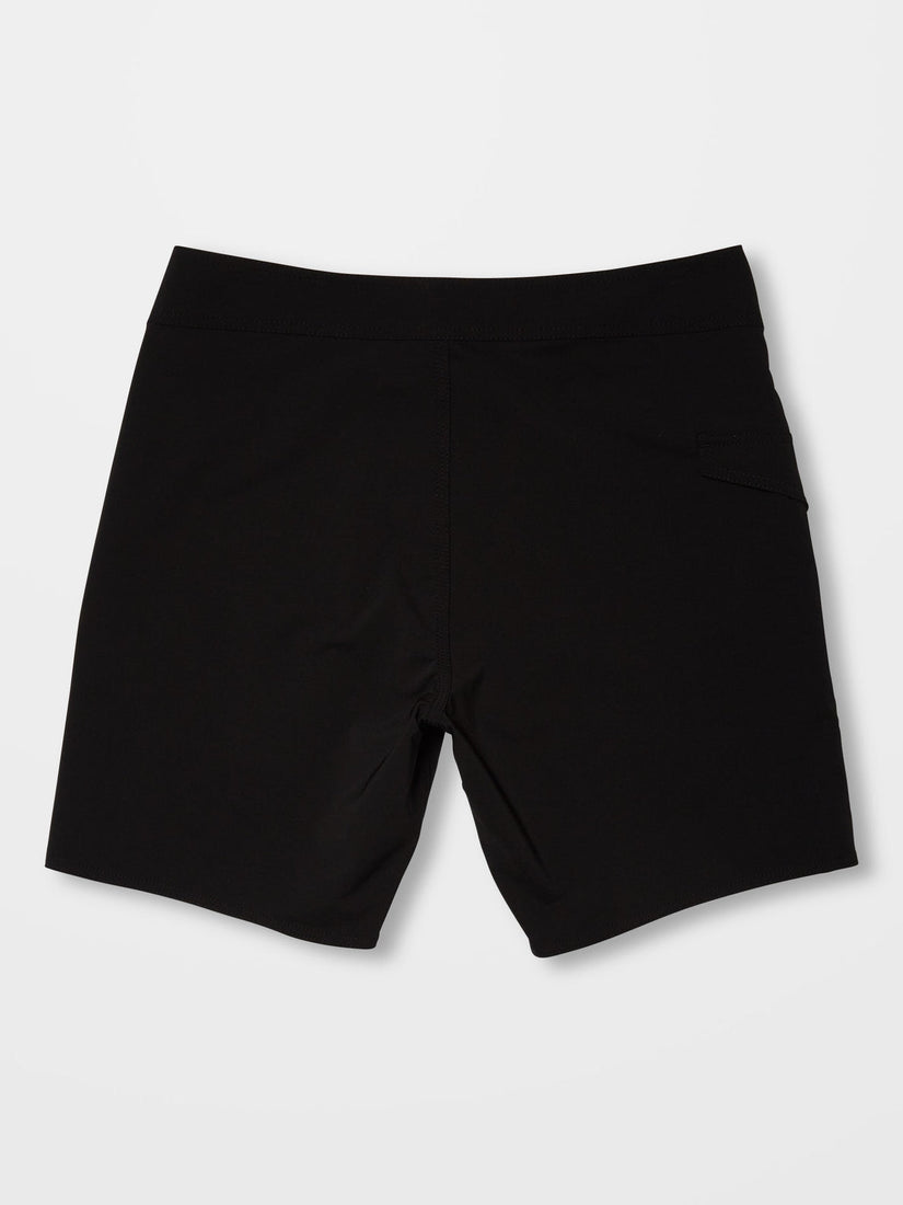 Lido Solid Mod 18" Boardshort - BLACK