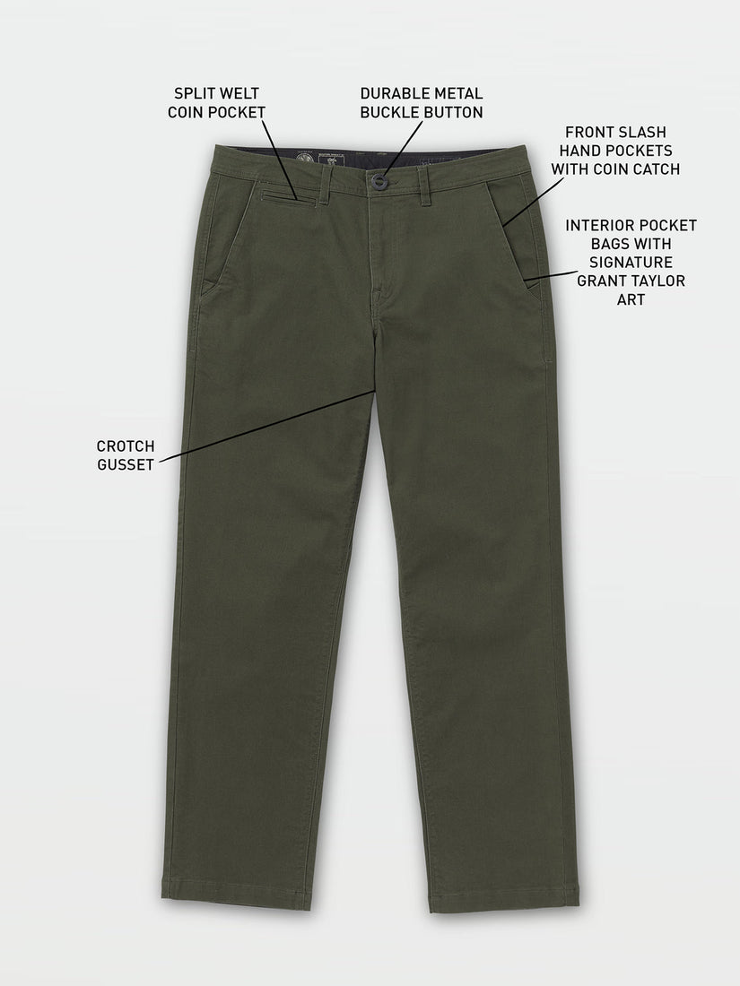 Skate Vitals Grant Taylor Pants - Squadron Green