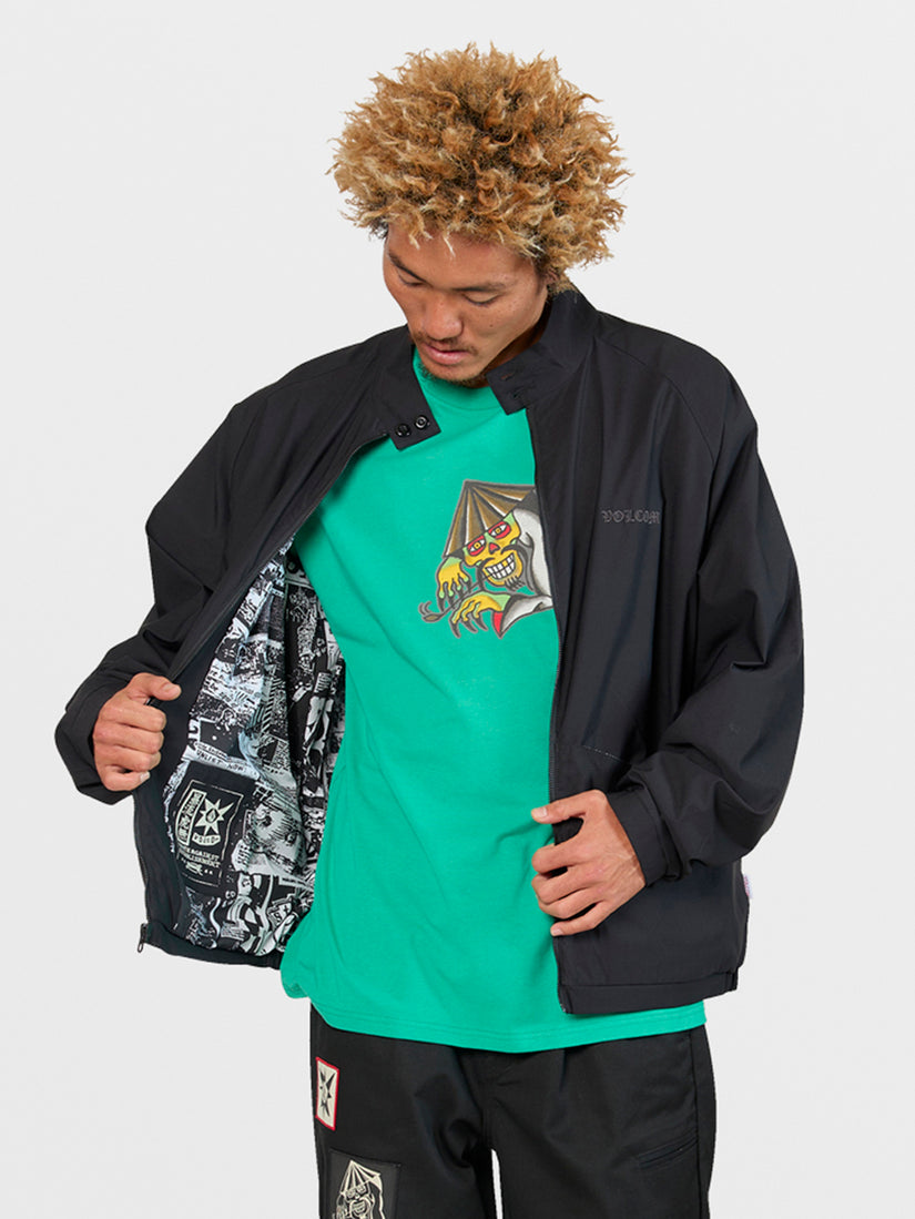 Tokyo True Featured Artist Yusuke Hamamoto Piper Short Sleeve Tee - Emerald Green