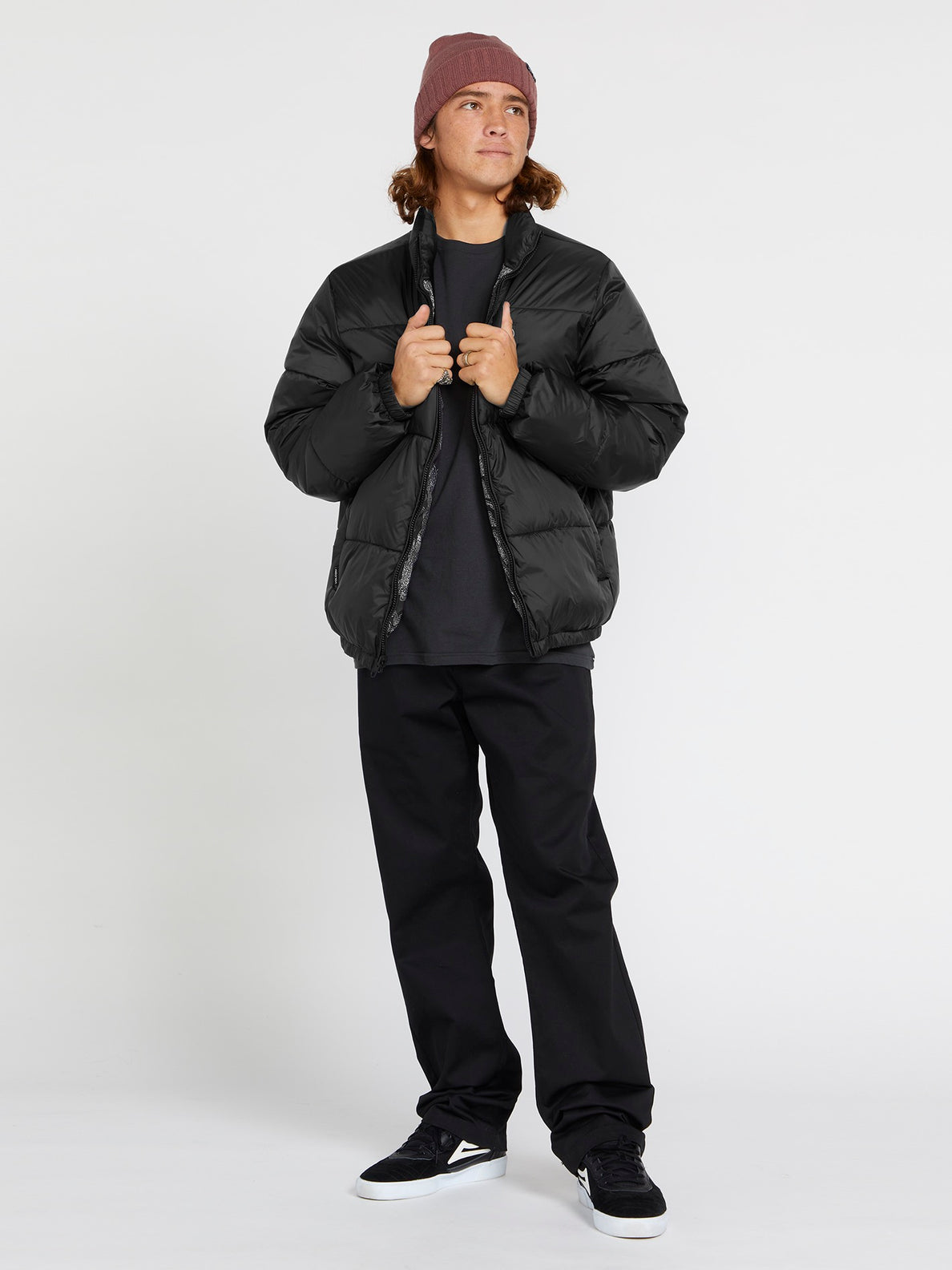 Walltz Reversible Jacket - Black White – Volcom Japan