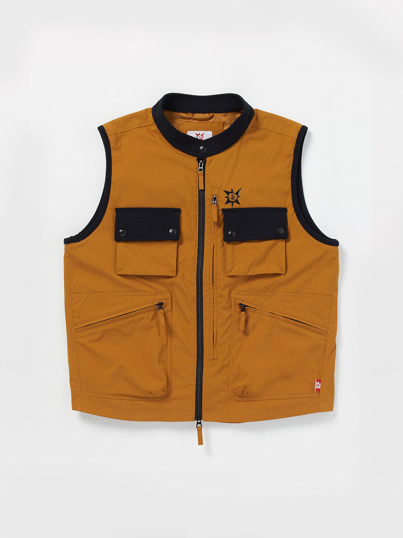 POVJ Bryan Iguchi Tds Vest - Chestnut Brown