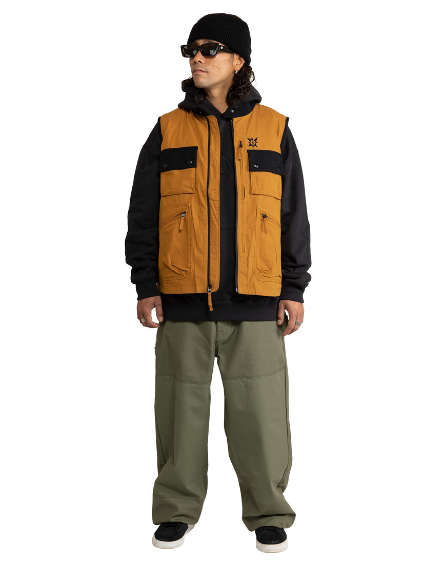 POVJ Bryan Iguchi Tds Vest - Chestnut Brown