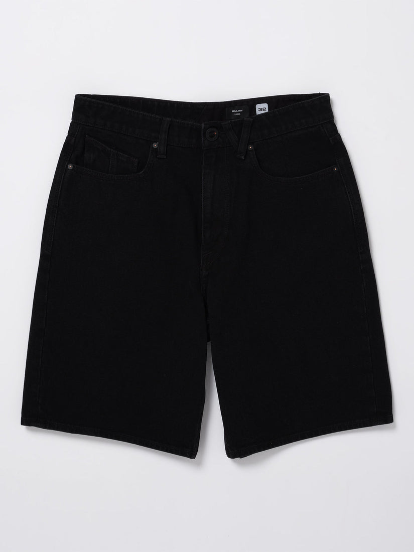 Billow Denim Short - BLACK