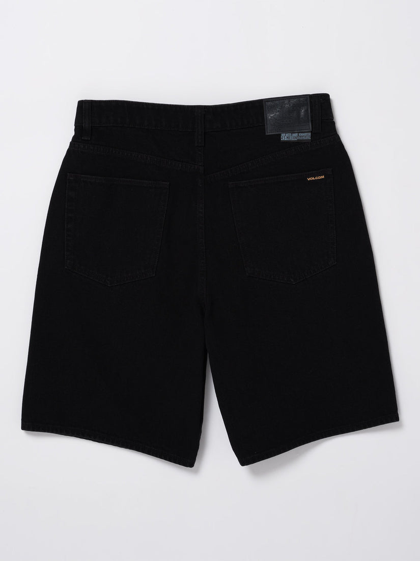 Billow Denim Short - BLACK