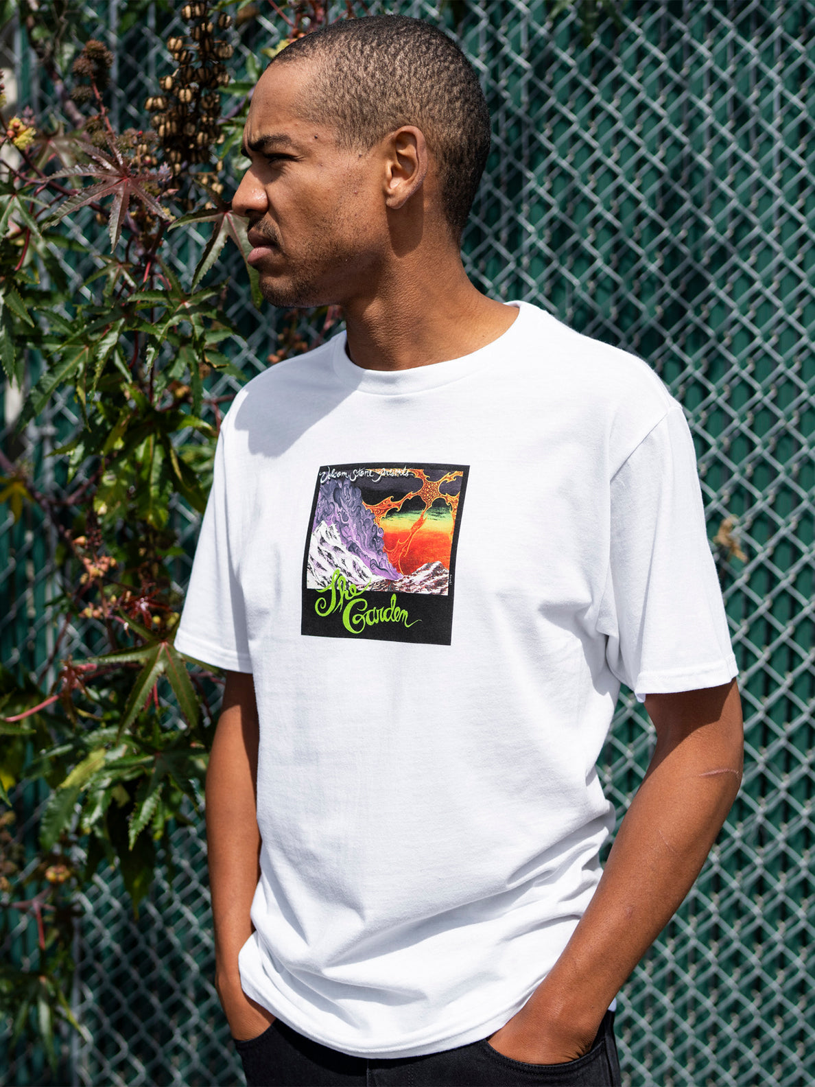 Volcom Entertainment The Garden Short Sleeve Tee - White – Volcom