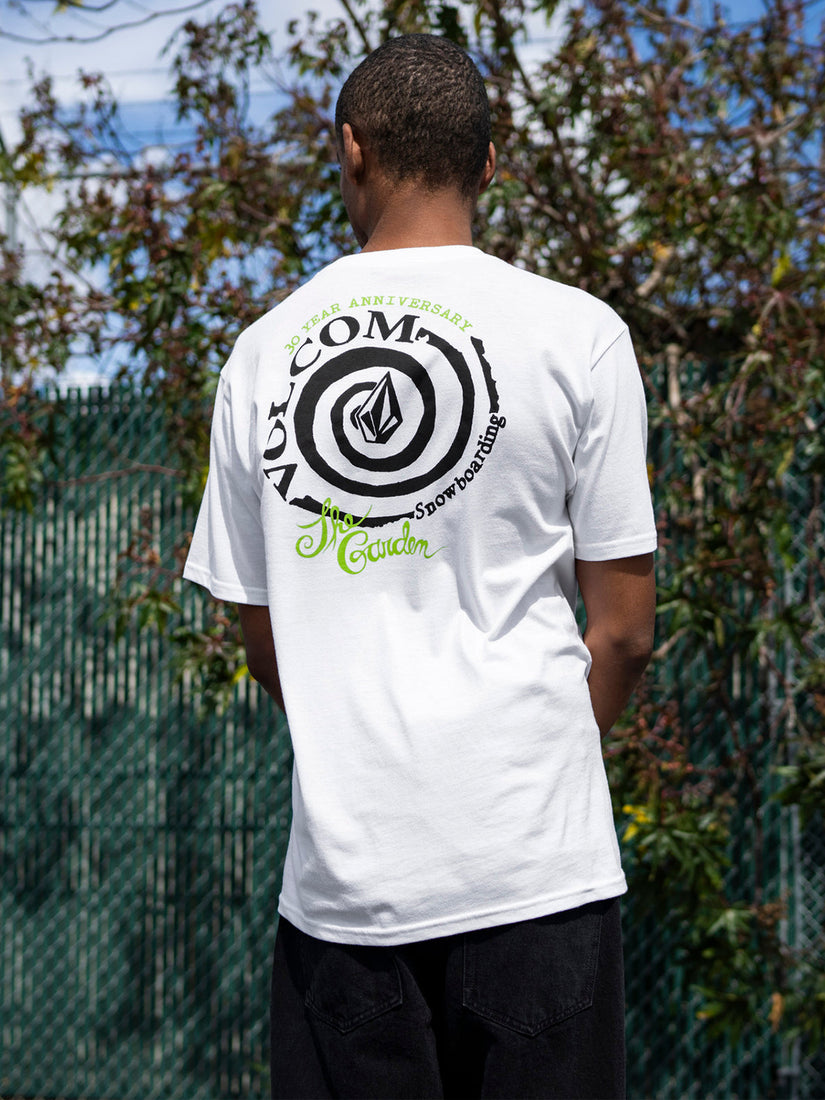 Volcom Entertainment The Garden Short Sleeve Tee - White