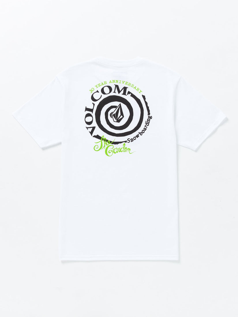 Volcom Entertainment The Garden Short Sleeve Tee - White