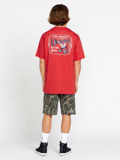 Ice Cold Stoke Short Sleeve Tee - Ribbon Red