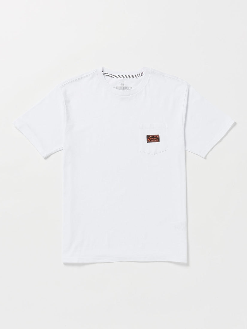 Volcom Workwear Certifico Short Sleeve Tee - White