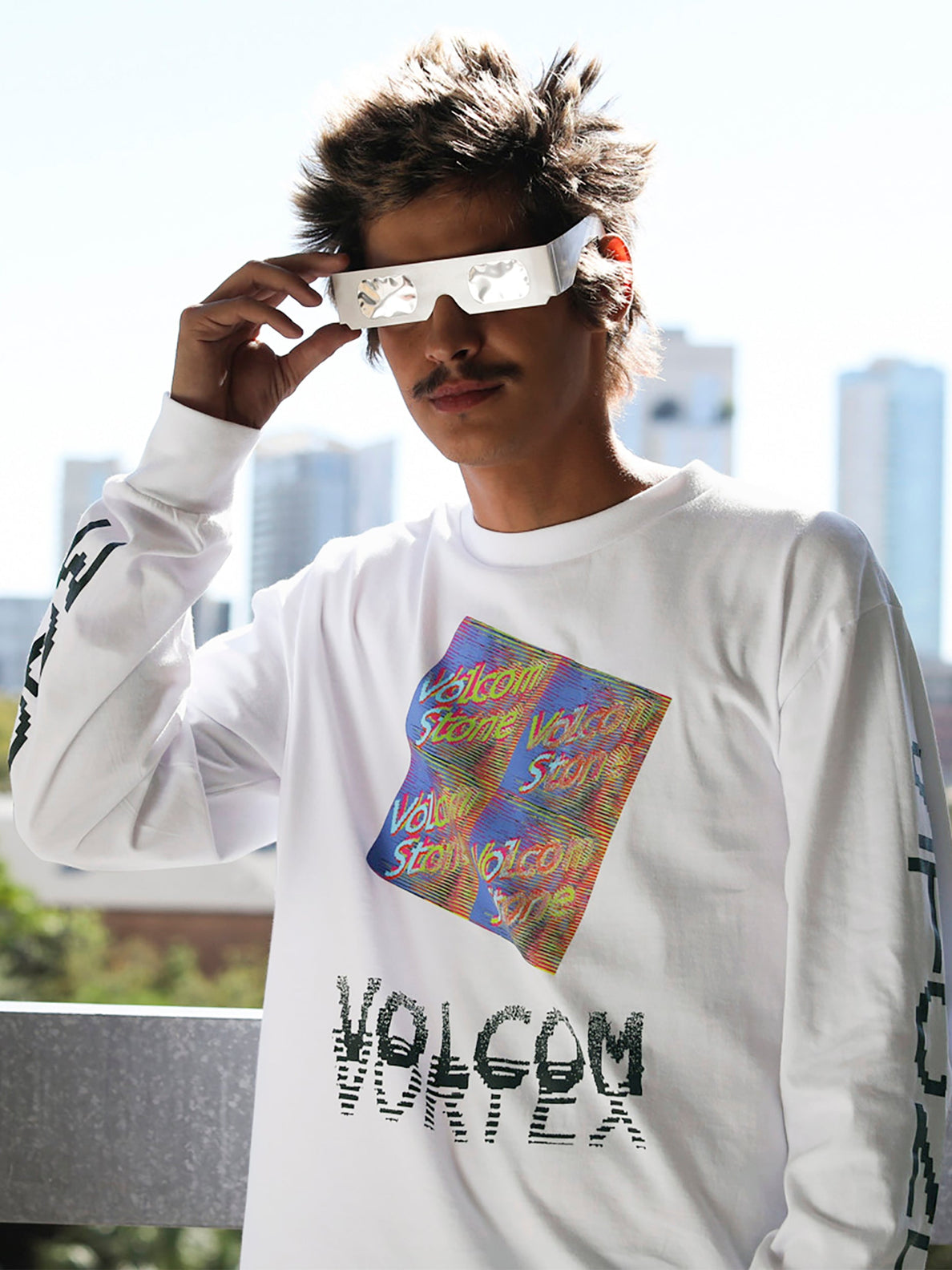 Fergadelic Long Sleeve Tee - White