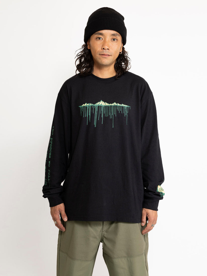 POVJ Bryan Iguchi Long Sleeve Tee - Black