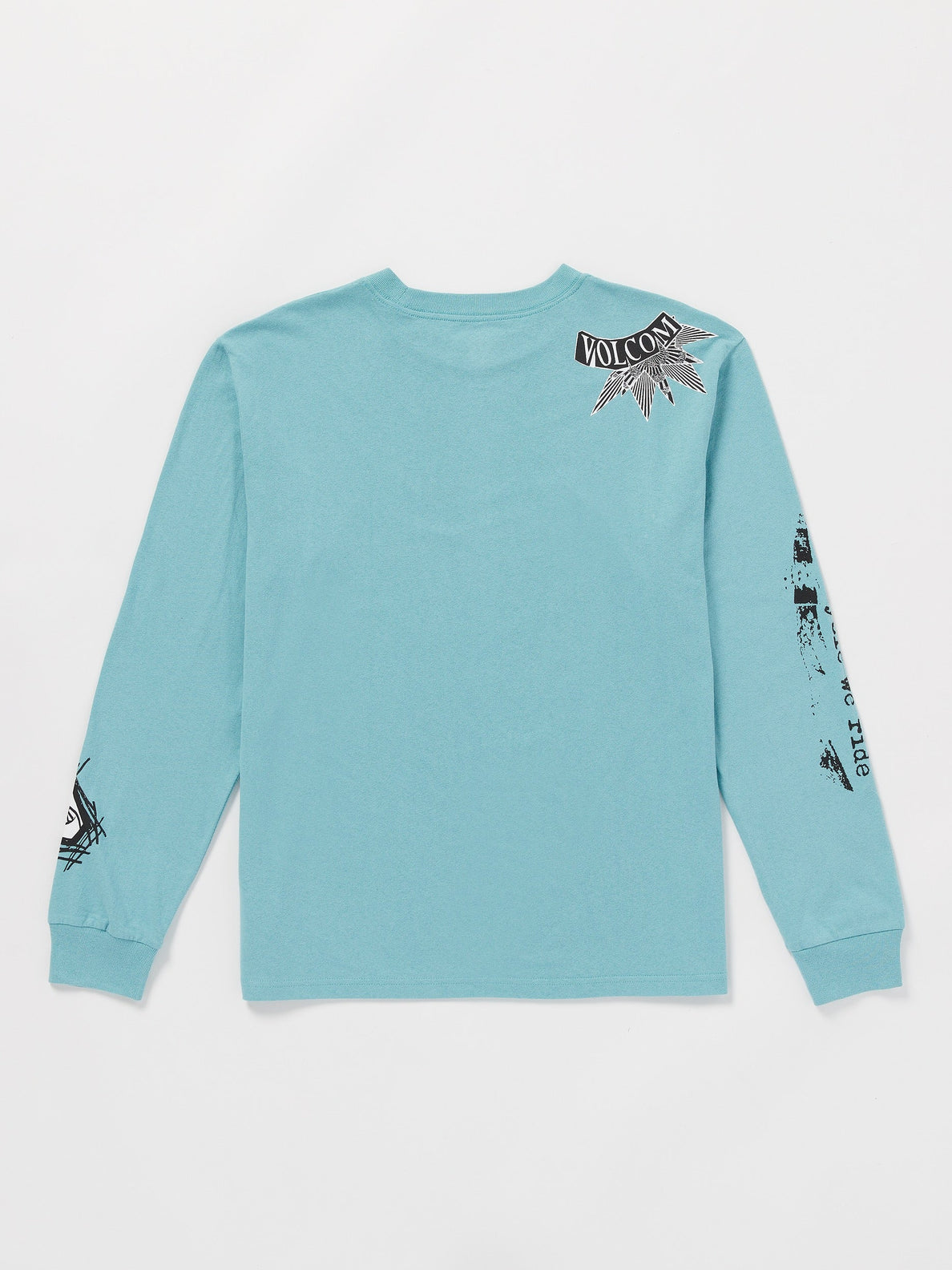 POVJ Bryan Iguchi Long Sleeve Tee - Sea Blue