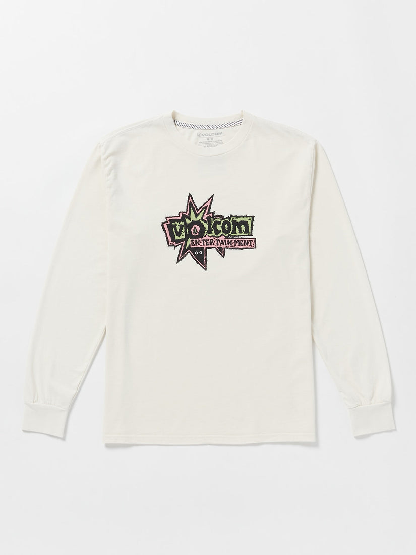 Volcom Entertainment Fat Tony Long Sleeve Tee - Off White