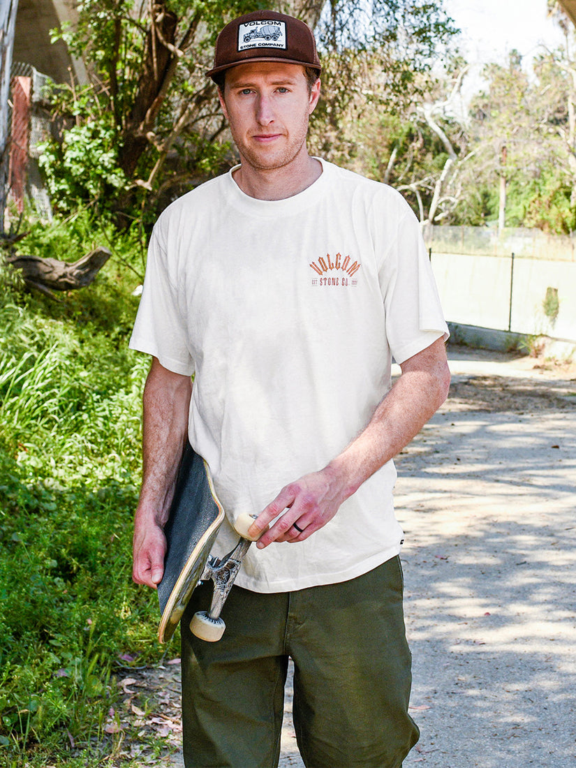 Skate Vitals Grant Taylor Short Sleeve Tee - Off White