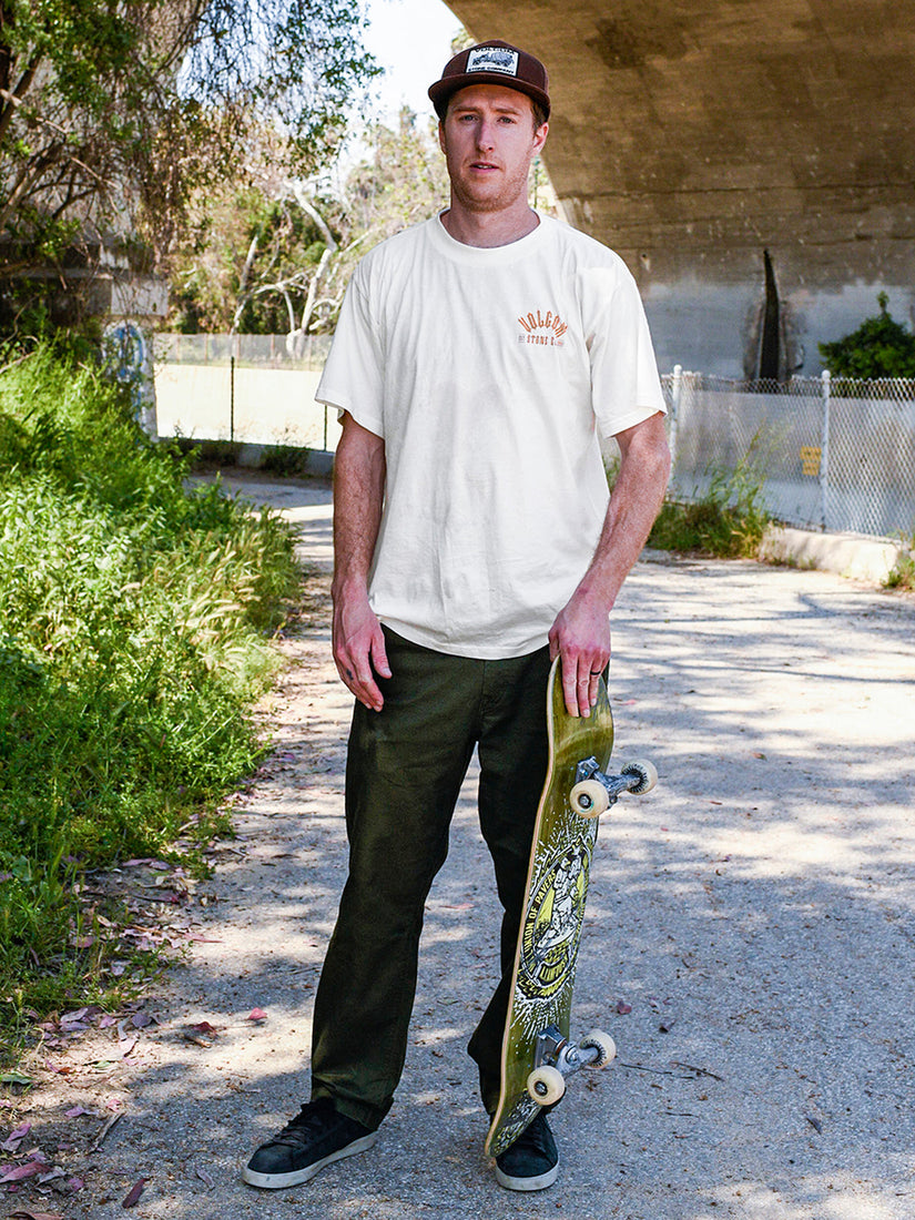 Skate Vitals Grant Taylor Short Sleeve Tee - Off White