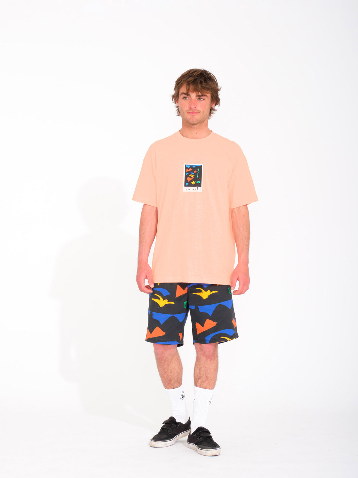 Arthur Longo 3 T-Shirt - SALMON – Volcom Japan