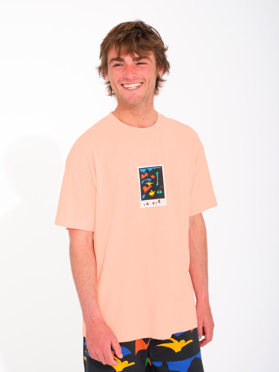 Arthur Longo 3 T-Shirt - SALMON – Volcom Japan