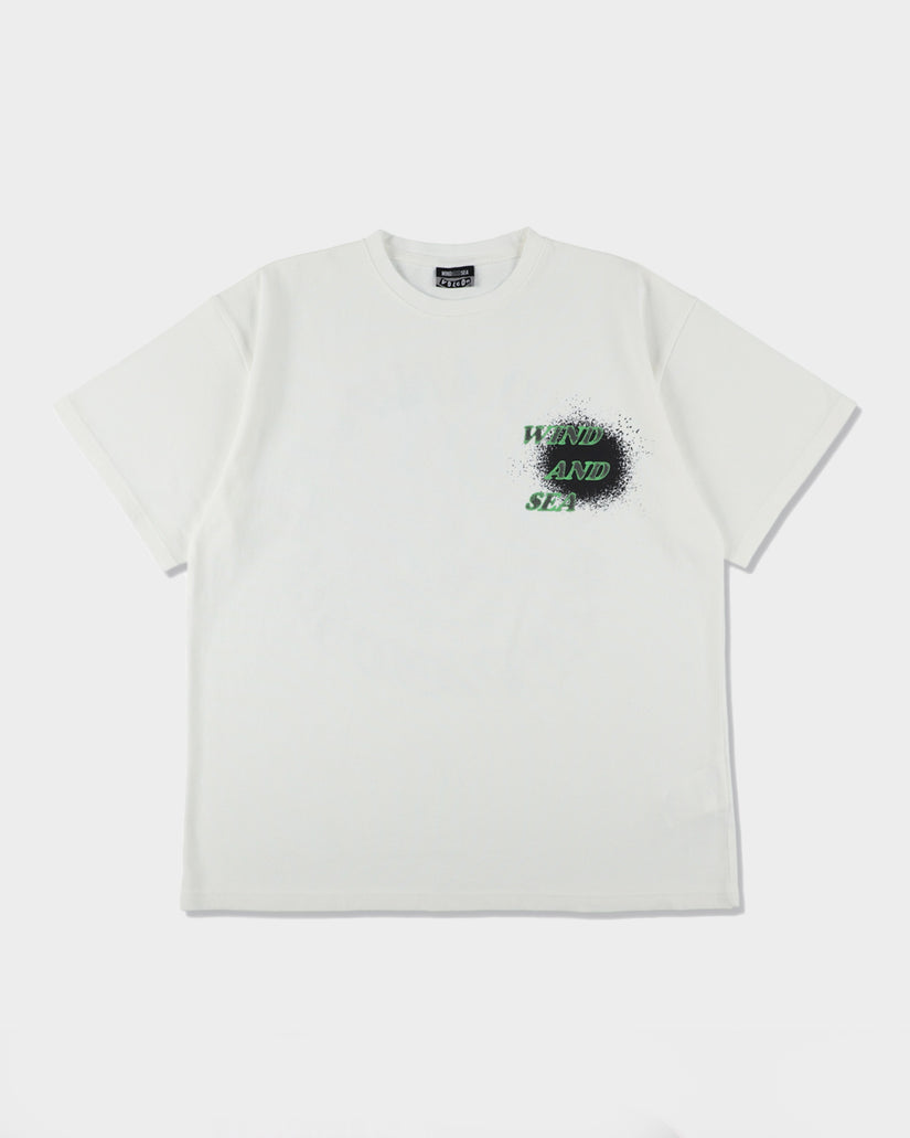 VOLCOM x WIND AND SEA Short Sleeve Tee Circle Stone - WHITE