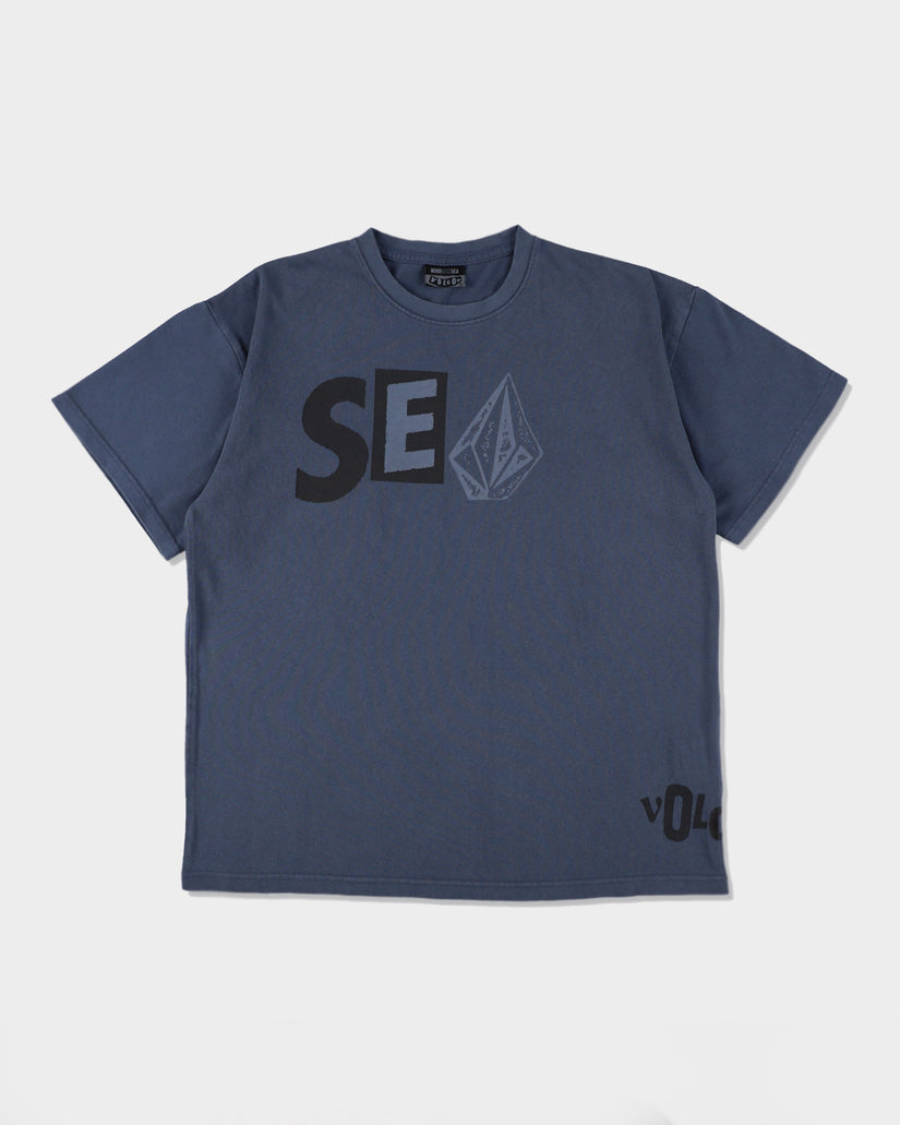 VOLCOM x WIND AND SEA Short Sleeve Tee SEA Stone - DARK SLATE