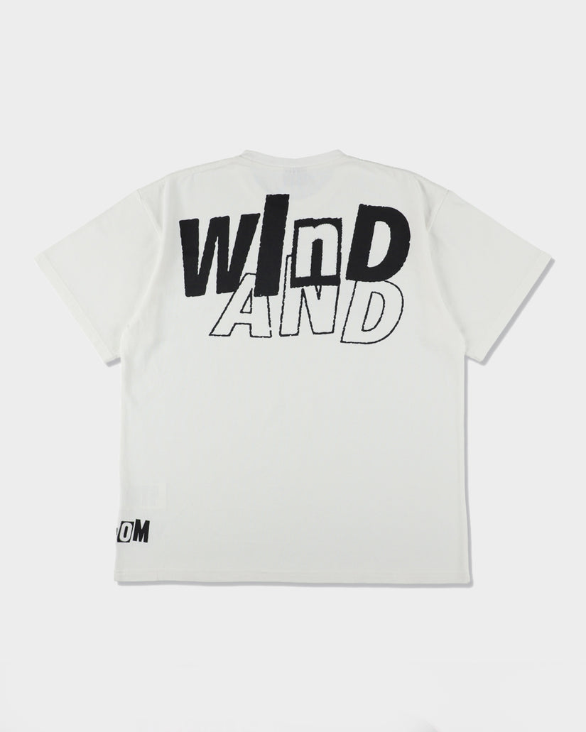 VOLCOM x WIND AND SEA Short Sleeve Tee SEA Stone - WHITE