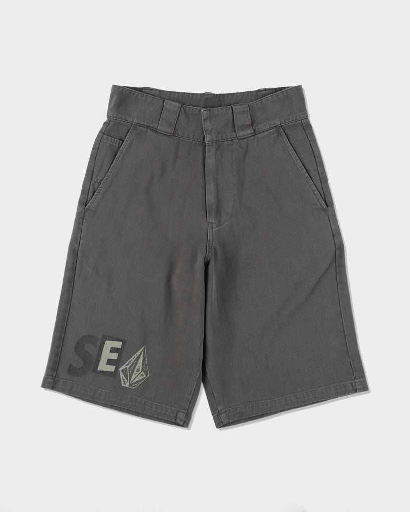 VOLCOM x WIND AND SEA Heritage Shorts - CHARCOAL