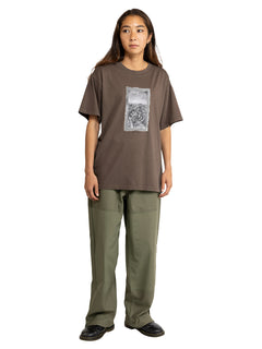 POVJ Bryan Iguchi Valley Short Sleeve Tee - Dark Earth