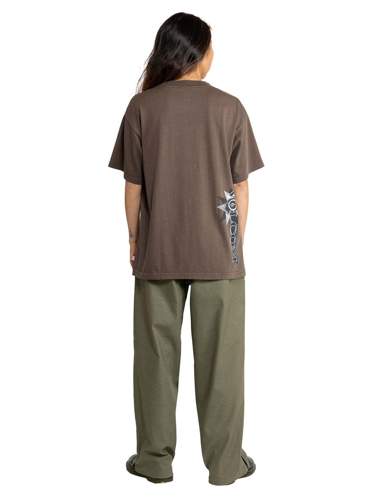 POVJ Bryan Iguchi Valley Short Sleeve Tee - Dark Earth