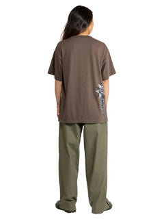 POVJ Bryan Iguchi Valley Short Sleeve Tee - Dark Earth