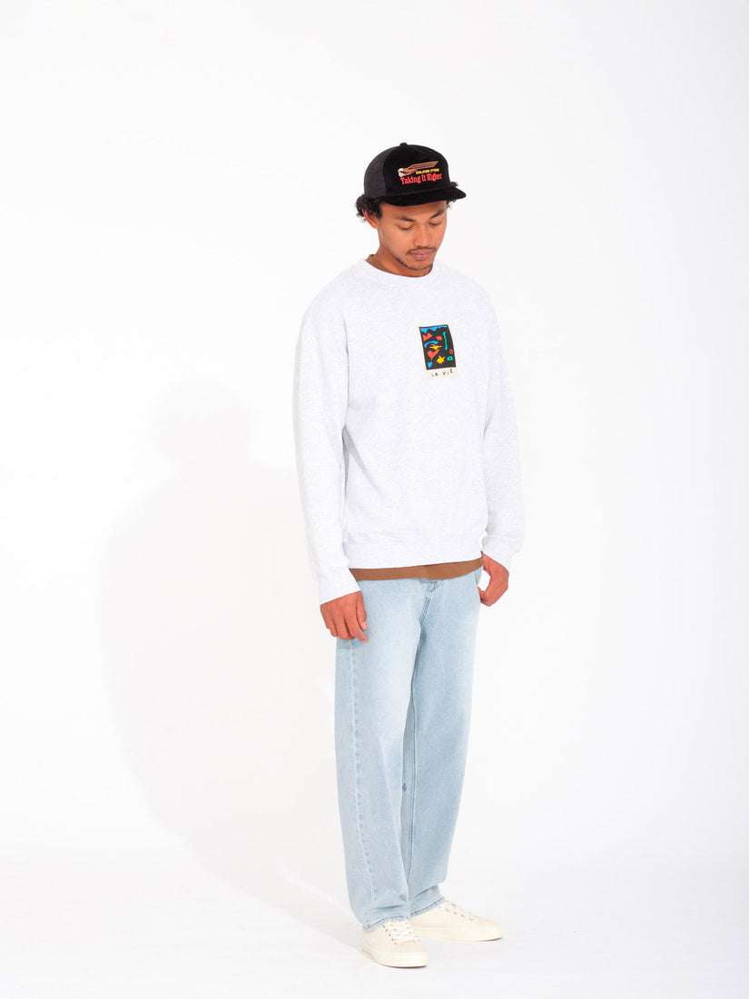 Arthur Longo Sweatshirt - BONE HEATHER