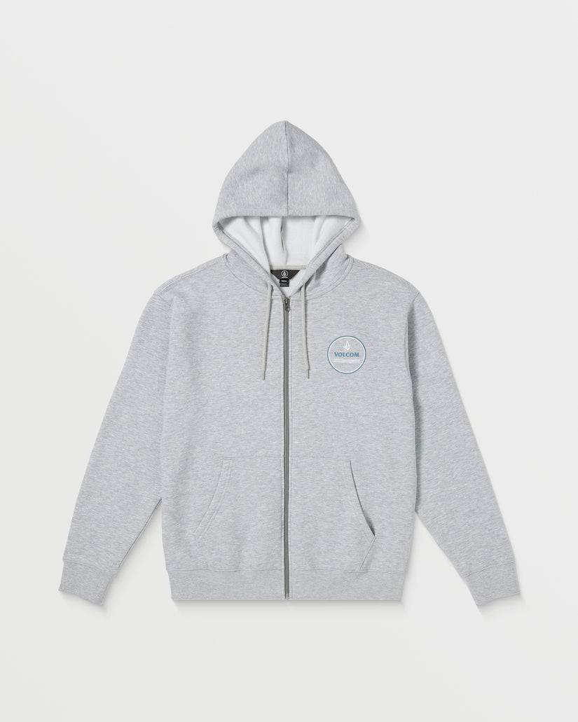 Roundabout Zip Fleece Hoodies - Heather Grey