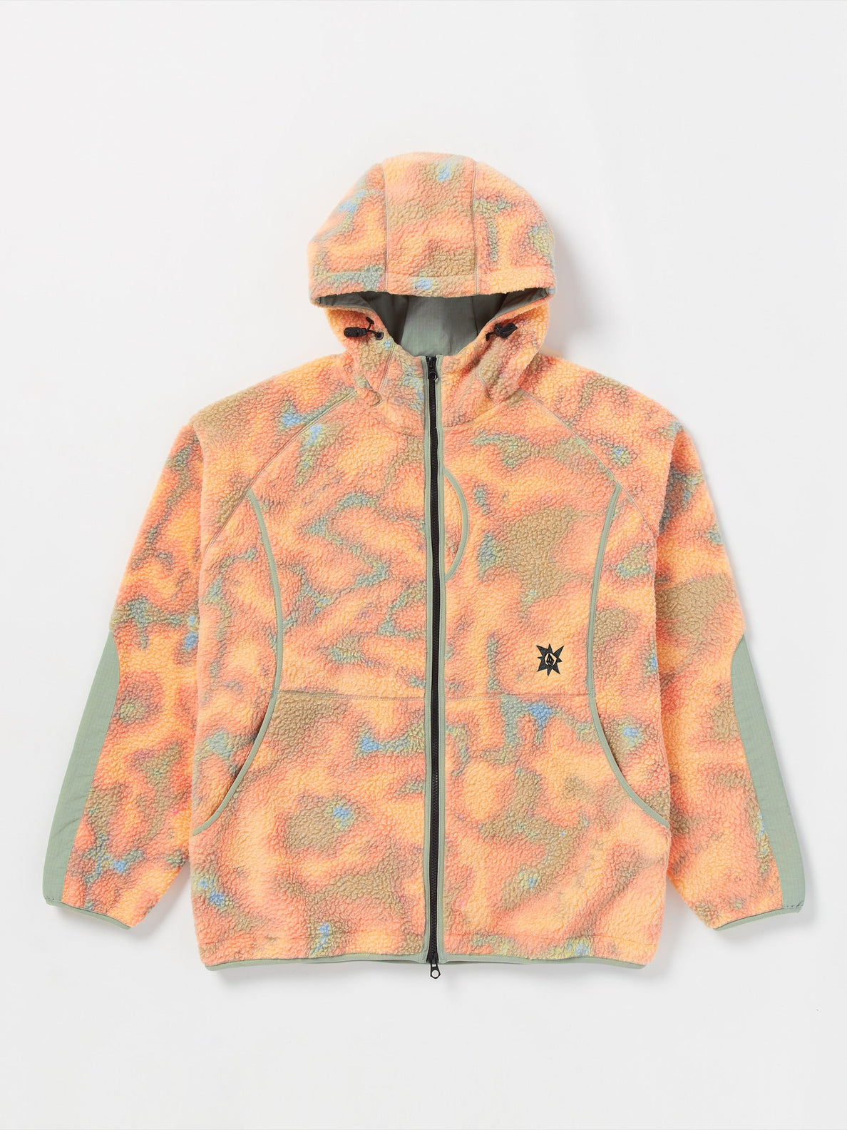 POVJ Bryan Iguchi Zip Fleece - Tigerlily