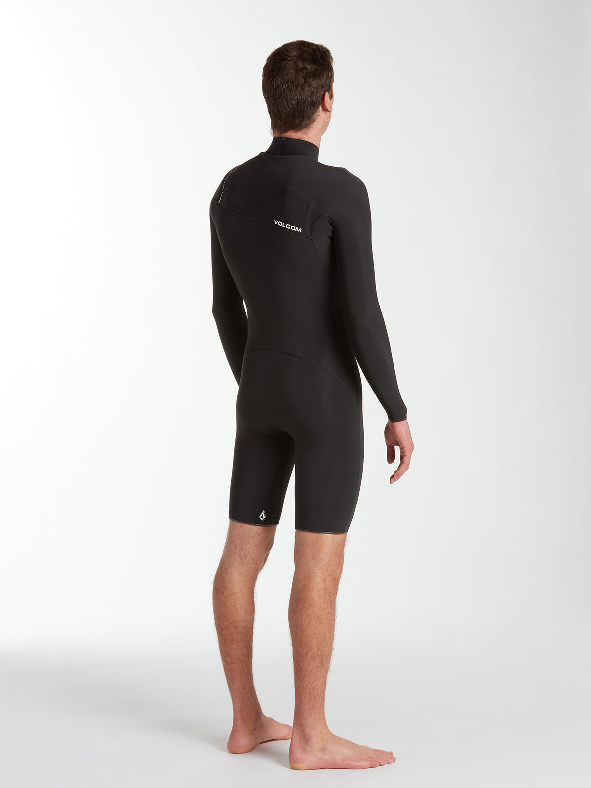 Mens Modulator 2/2mm Long Sleeve Springsuit - Black | Volcom Japan