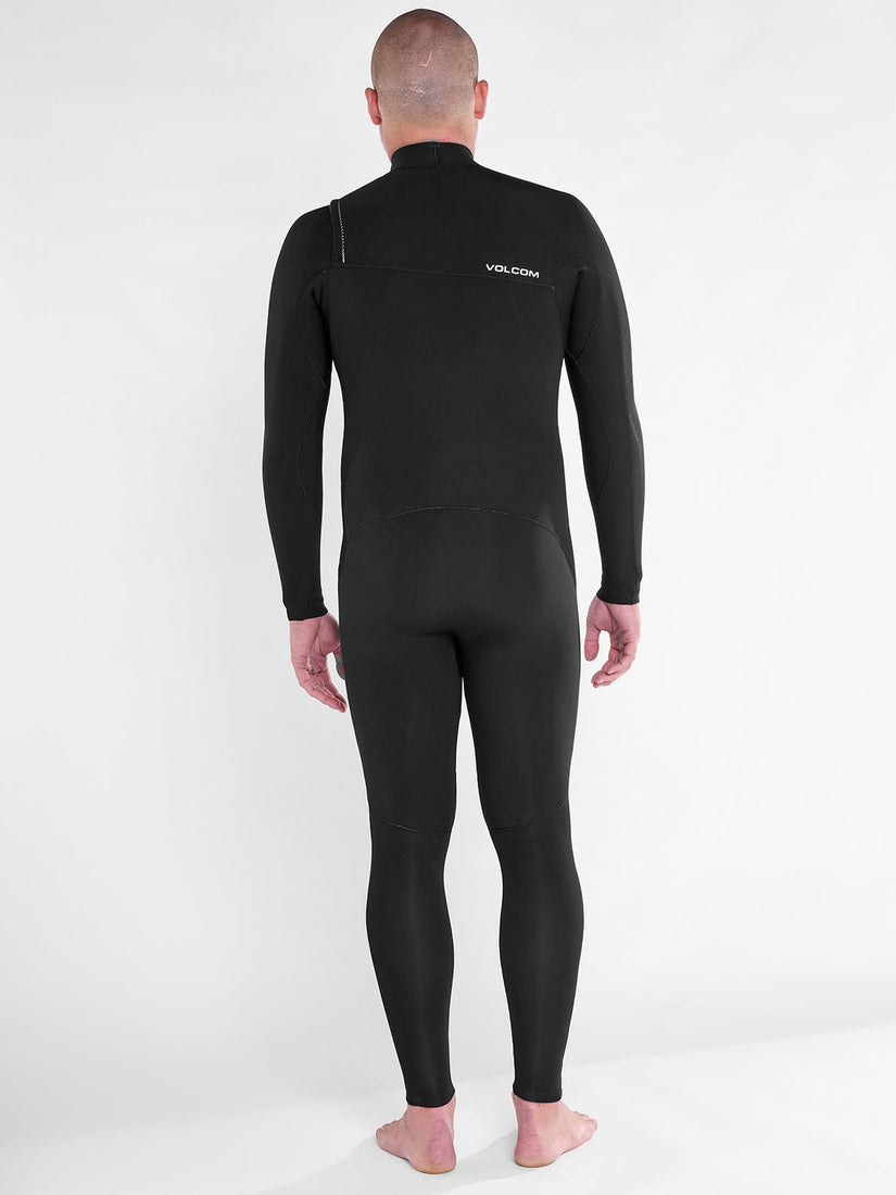 Mens Modulator 3/2mm Chest Zip Fullsuit - Black