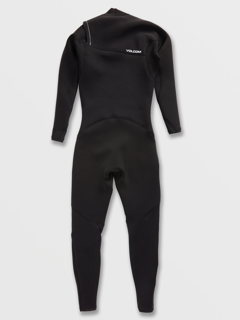 Mens Modulator 3/2mm Chest Zip Fullsuit - Black