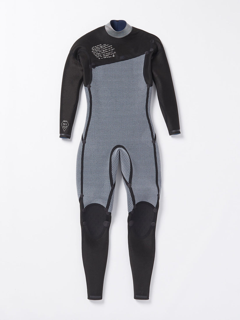 Mens Modulator 3/2mm Chest Zip Fullsuit - Cruzer Blue