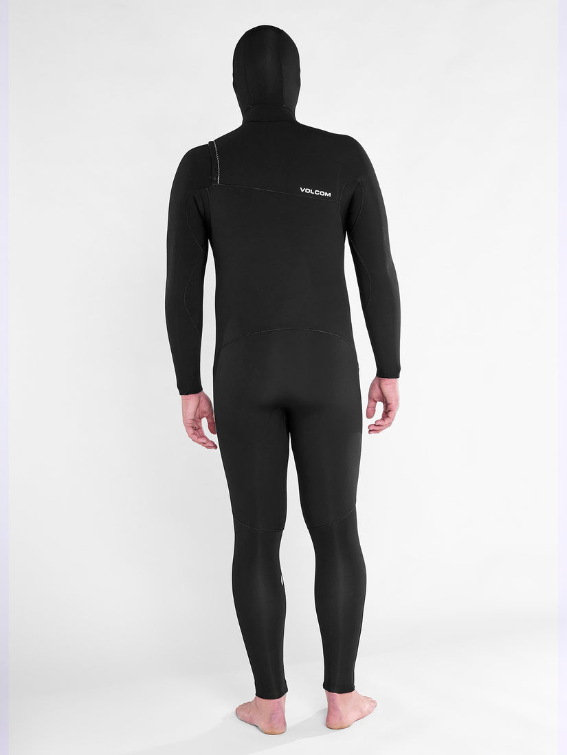 Mens Modulator 5/4/3mm Hood Chestzip Fullsuit - Black