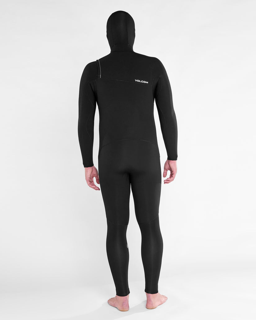 Mens Modulator 5/4/3mm Hood Chestzip Fullsuit - Black