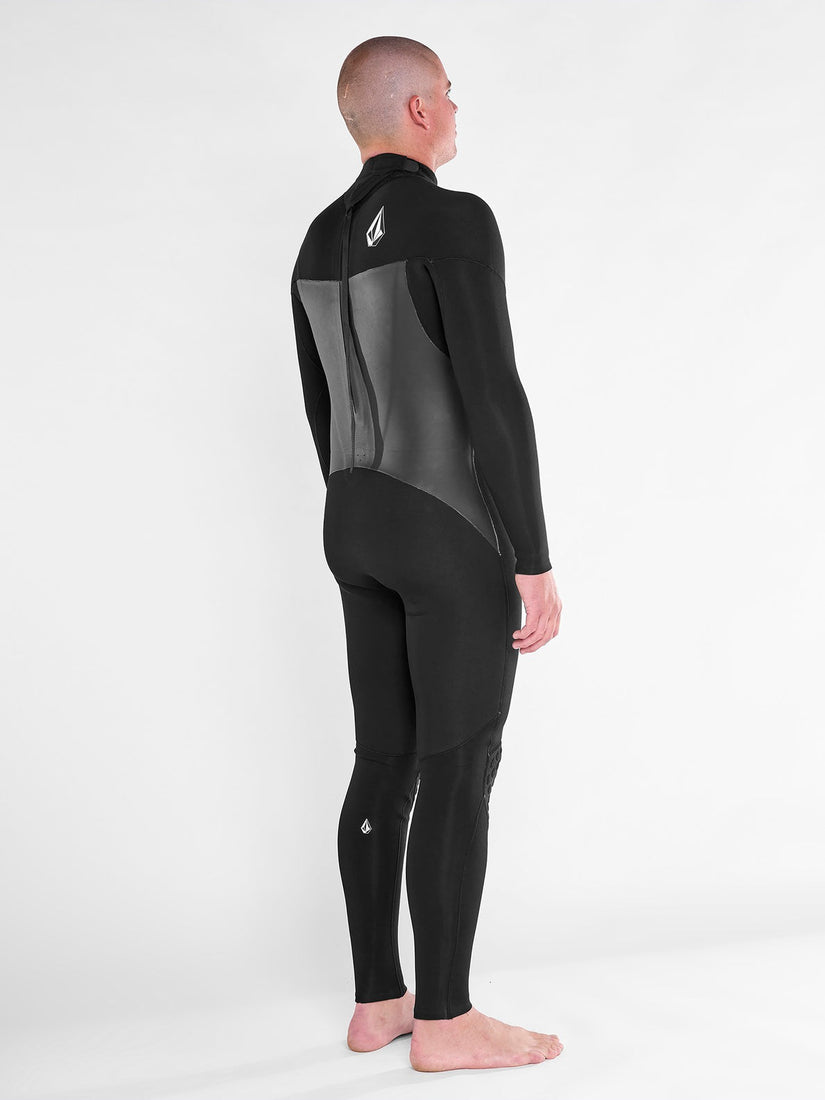 Mens Modulator 3/2mm Long Sleeve Back Zip Fullsuit - Black