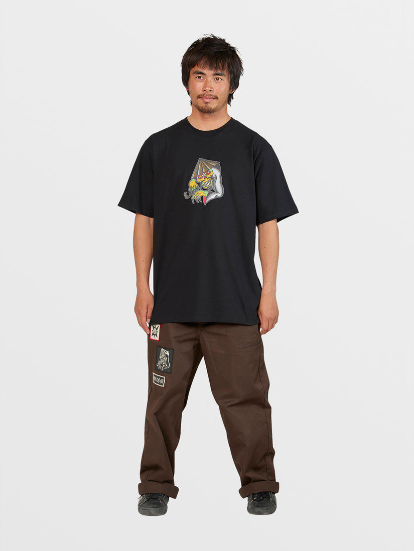 Tokyo True Featured Artist Yusuke Hamamoto Piper Short Sleeve Tee - Black